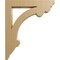 Ekena Millwork 1 1/2"W x 10"D x 12"H Large Ellis Wood Corbel, Cherry CORW02X10X12ELCH - alternate 4